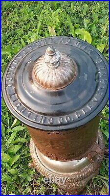 Working Antique Cast Iron Kerosene Heater-Standard Lighting Co. Cleveland Ohio