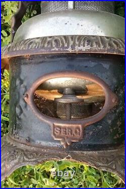 Working Antique Cast Iron Kerosene Heater-Standard Lighting Co. Cleveland Ohio