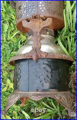 Working Antique Cast Iron Kerosene Heater-Standard Lighting Co. Cleveland Ohio