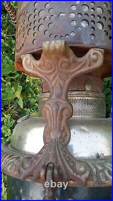 Working Antique Cast Iron Kerosene Heater-Standard Lighting Co. Cleveland Ohio