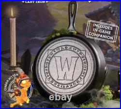 World of Warcraft Midnight 10.25 Cast Iron Skillet Pan Cinder Kitten Companion
