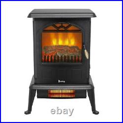 ZOKOP 22 Electric Thermostat Stove Infrared Fireplace Quartz Space Heater